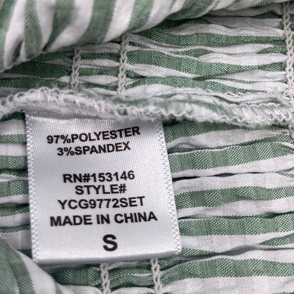 Good Luck Gem Striped Maxi Skirt and Top in Green size Small - Picture 6 of 11